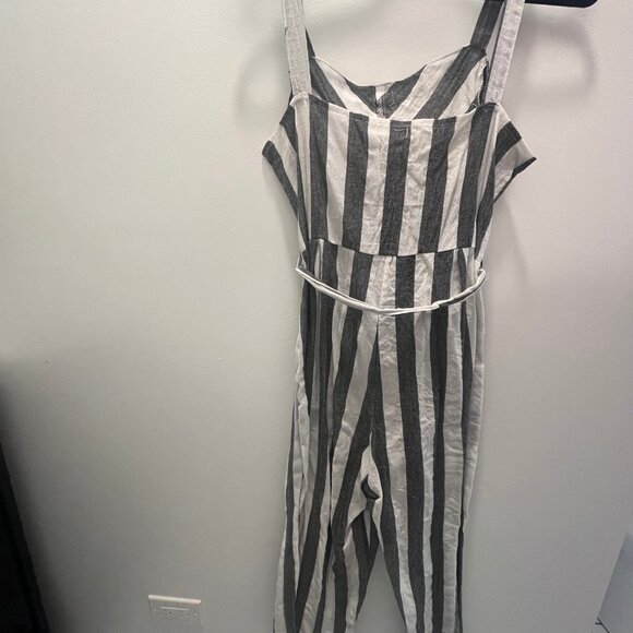 Flamant Rose Striped Jumpsuit - Picture 4 of 4